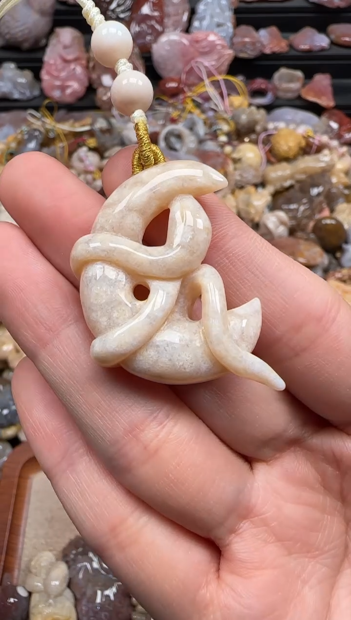 【闪购商品】硅化珊瑚（珊瑚玉）颈饰未镶嵌772