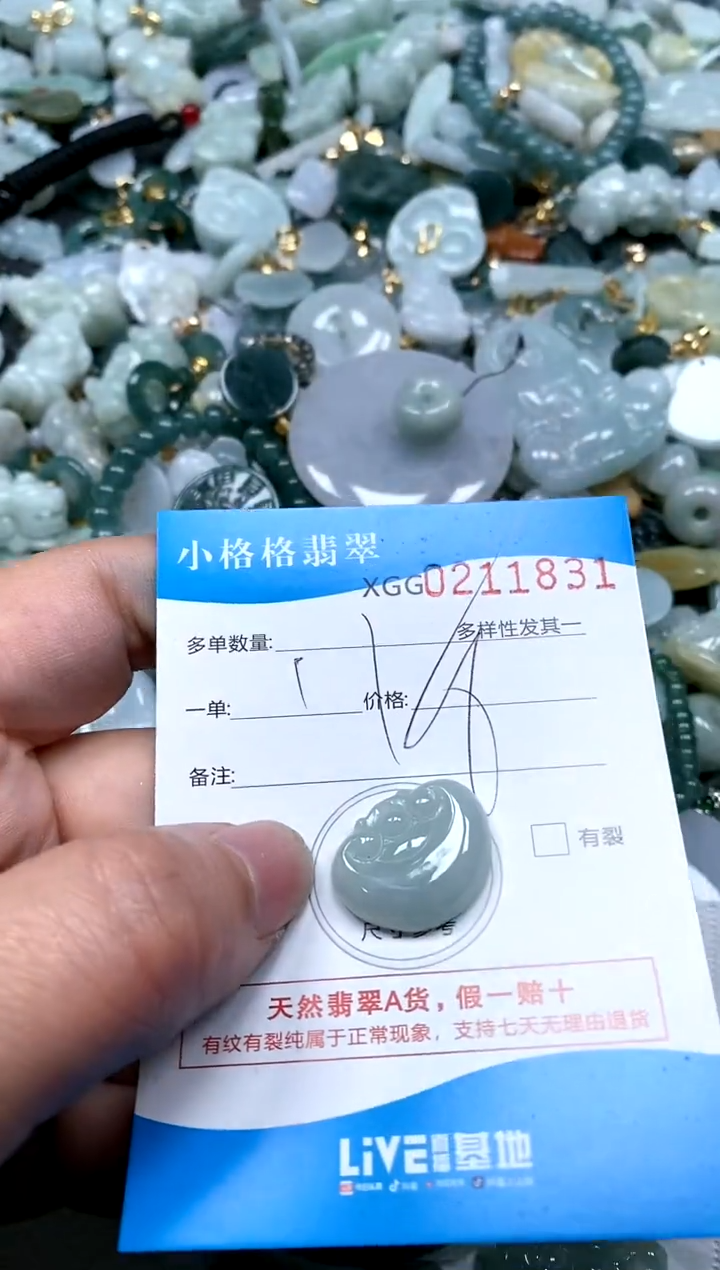 【闪购商品】翡翠颈饰未镶嵌闪购商品0211831