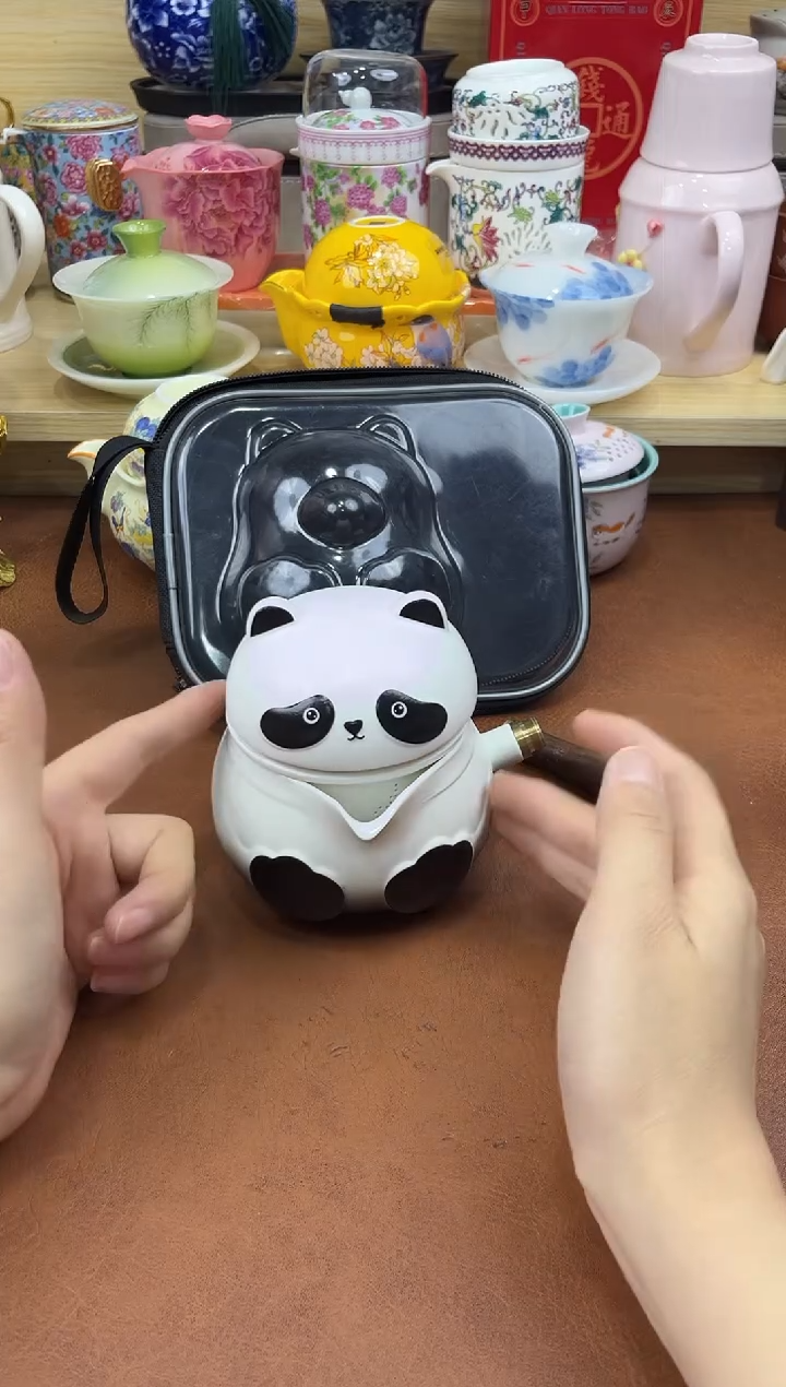 陶陶瓷茶具摆件旅行套组微瑕