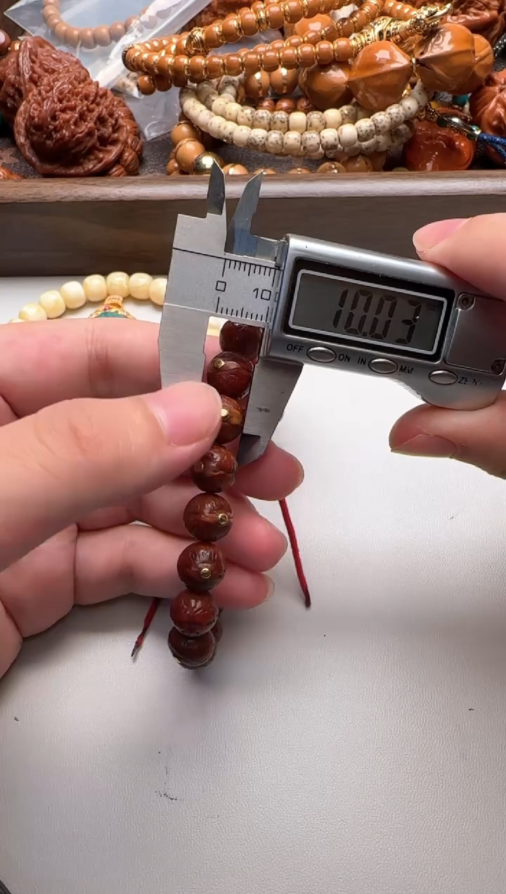 把件凤眼菩提手持尺寸10.03mm