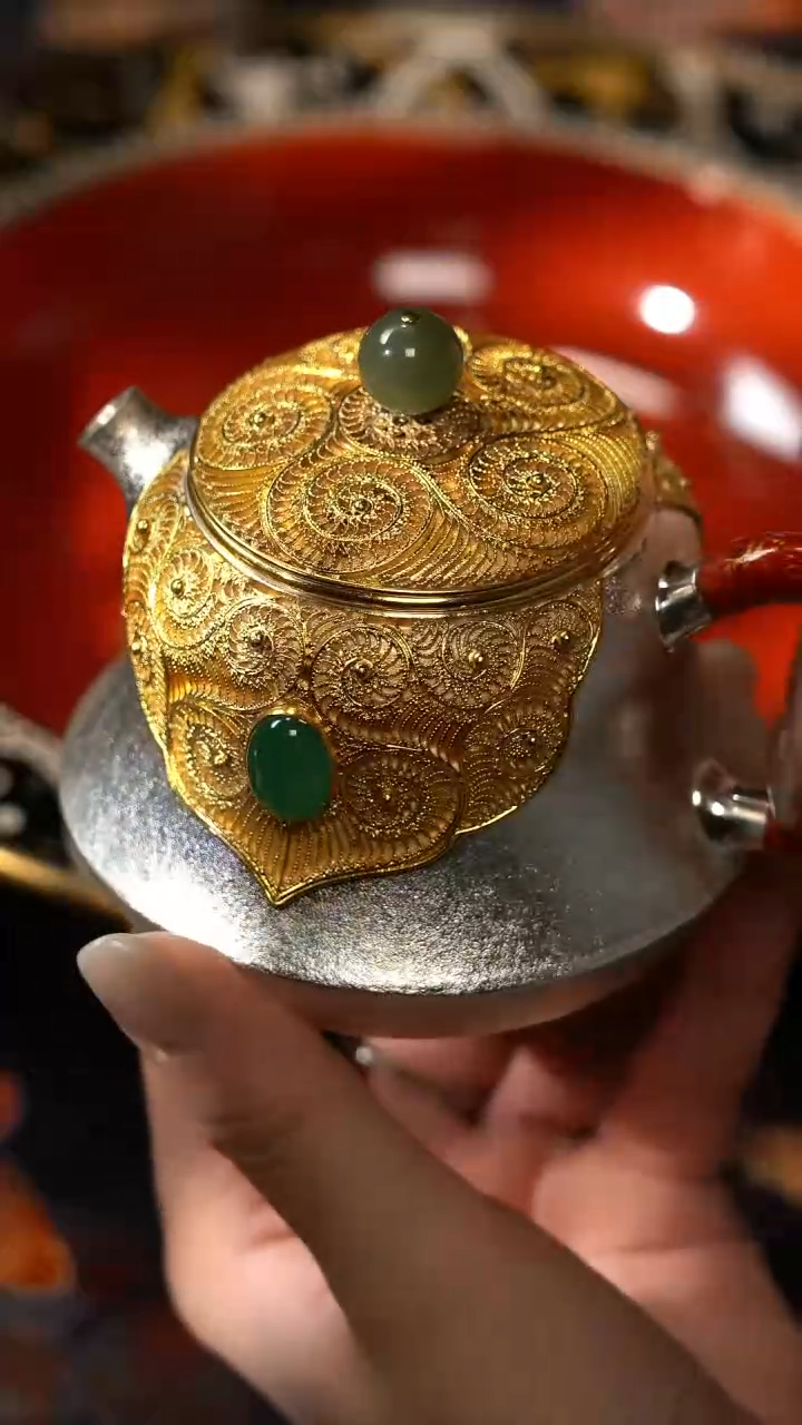 【闪购商品】D呆坐银壶大漆壶壶壶壶壶壶