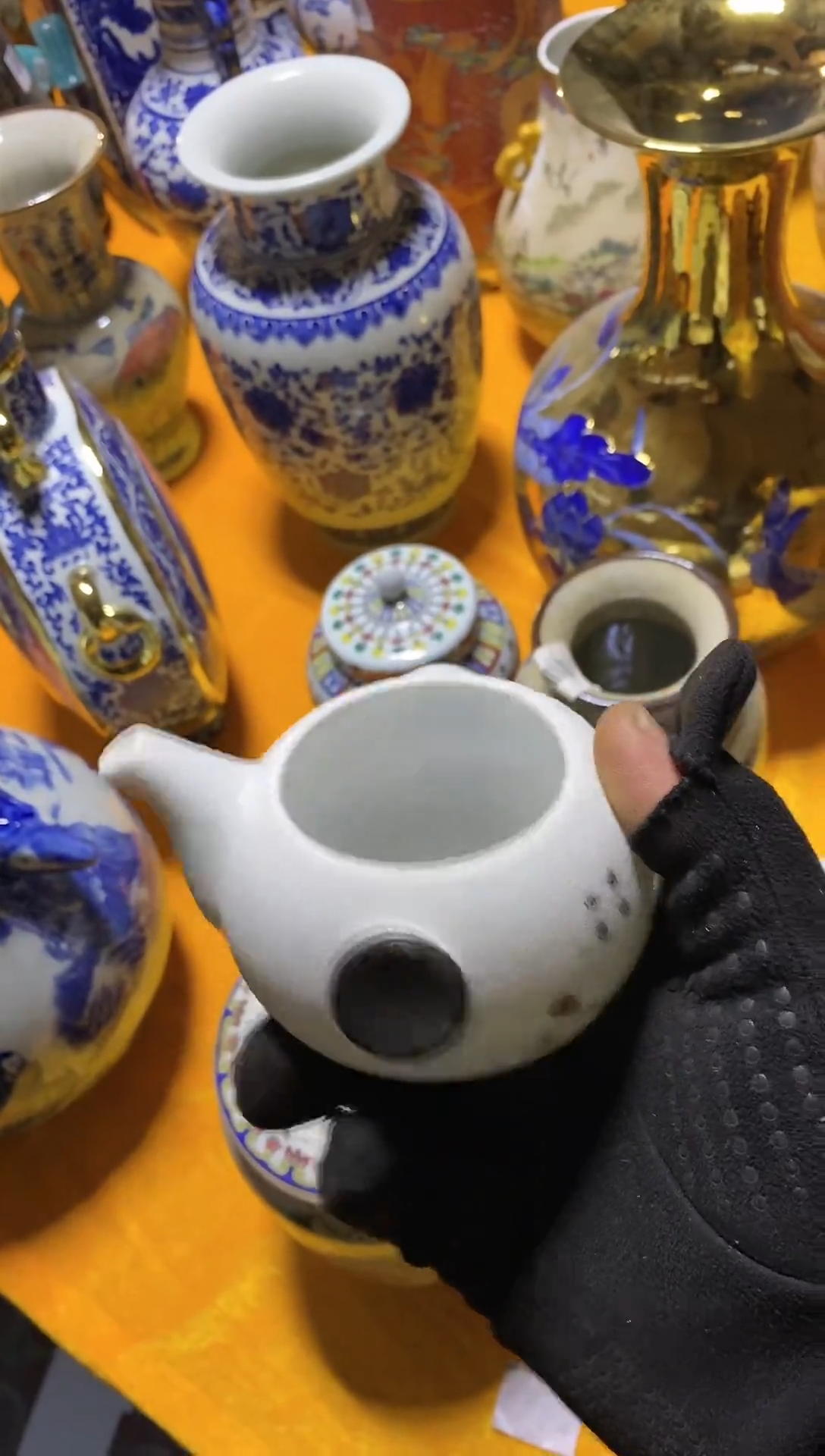 其他瓷其他陶瓷摆件陶陶瓷斗笠杯（以主播介绍为主）