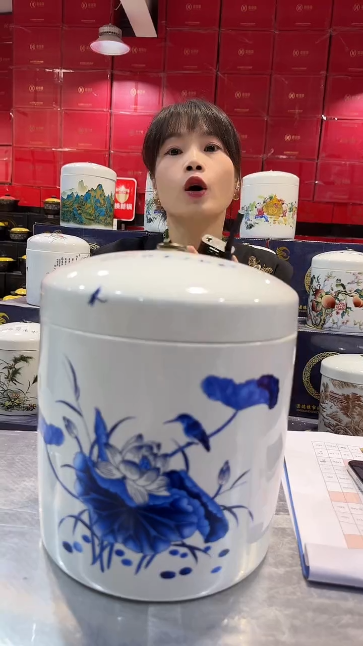陶瓷碗家和万事兴储物罐-10斤