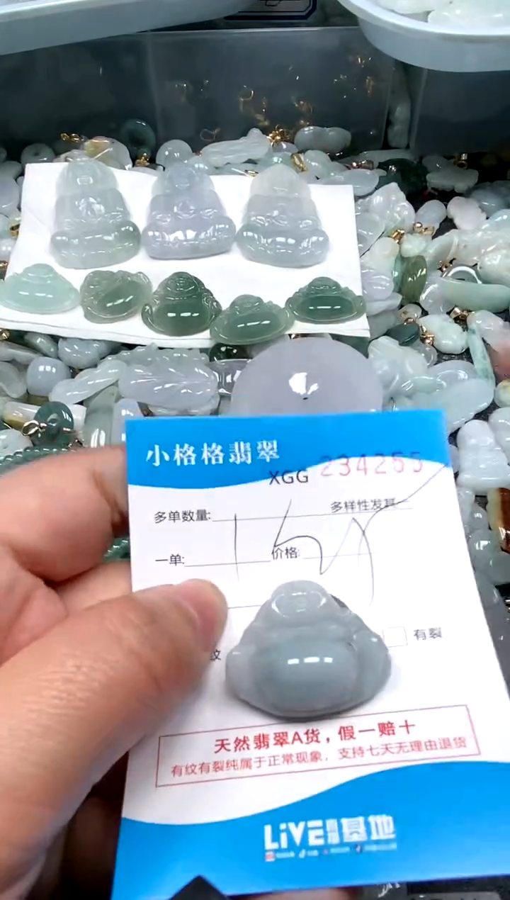 【闪购商品】翡翠颈饰未镶嵌闪购商品0234255