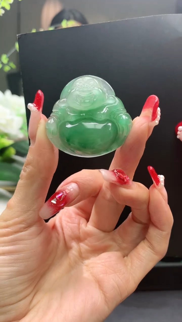 【闪购商品】石英质玉佛公未镶嵌佛公