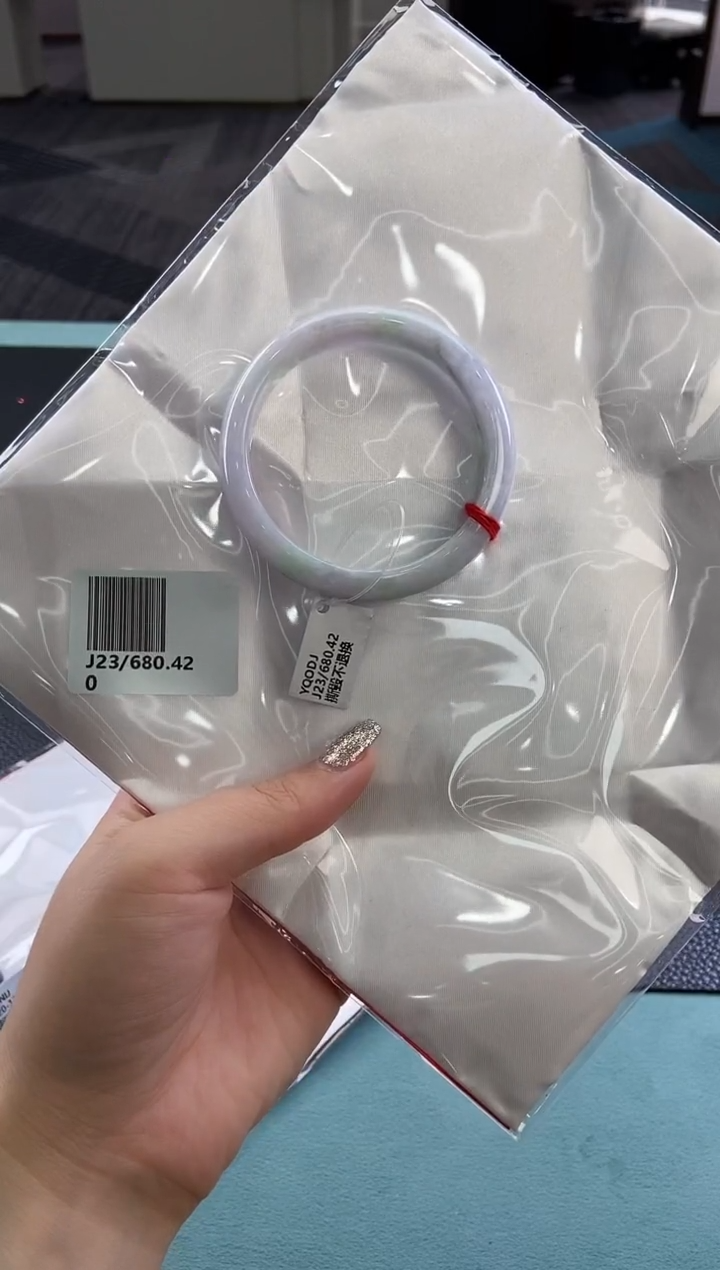 【闪购商品】翡翠未镶嵌手镯LCG镯 23-680.420