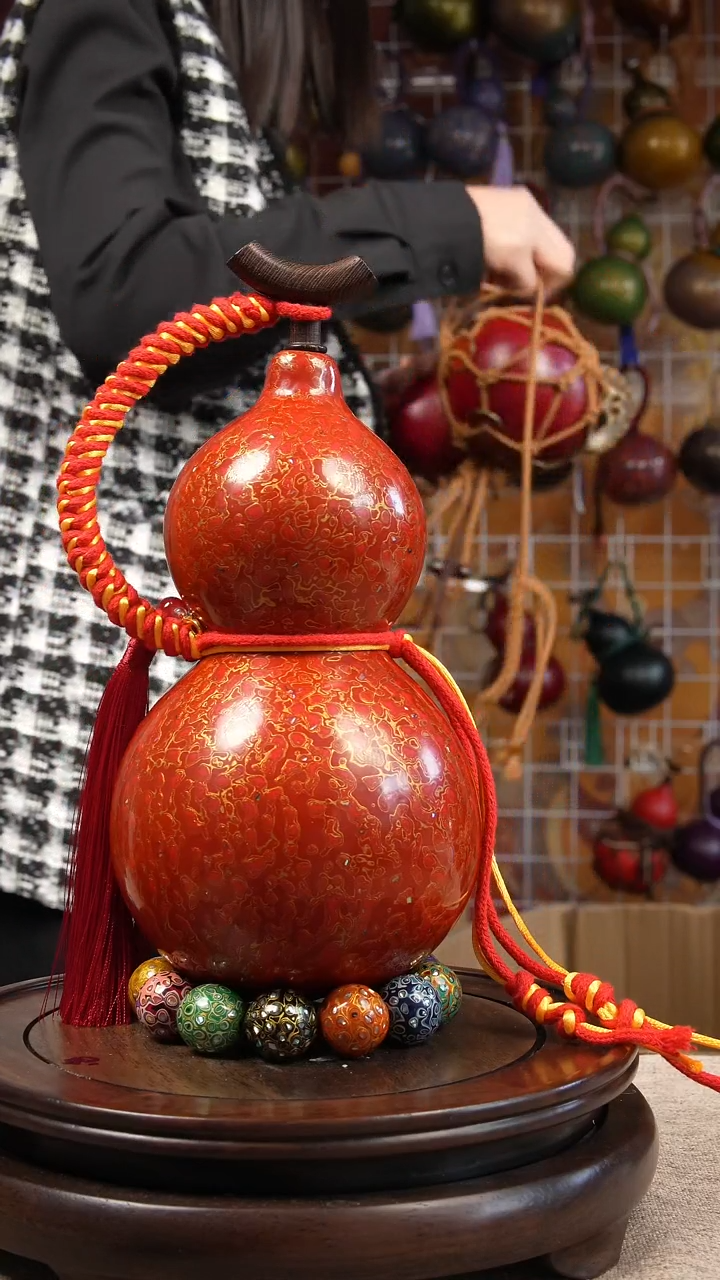 【闪购商品】210号  大漆酒葫芦一物一图