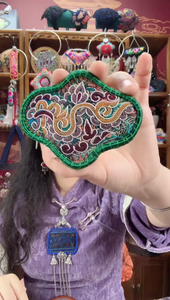 刺绣发夹120甜甜家