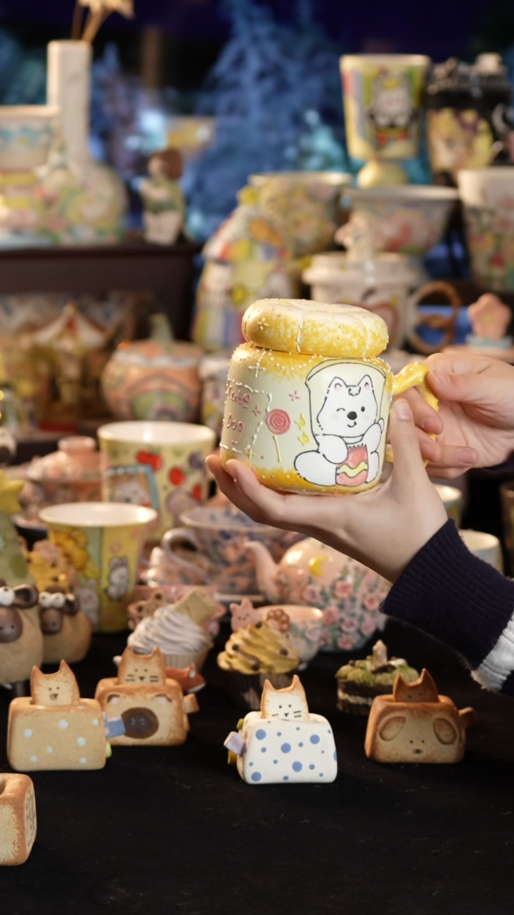 其他陶景德镇釉下彩手绘设计师款陶瓷