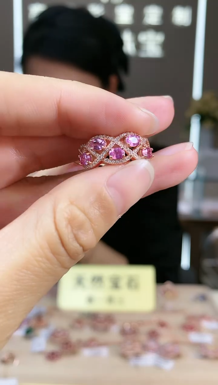 【闪购商品】蓝宝石手饰银S925镶嵌手饰