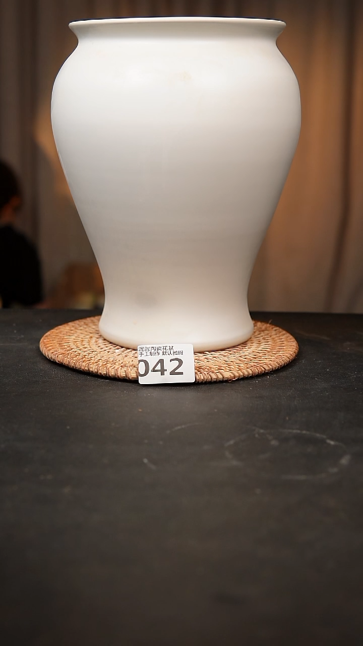 【闪购商品】瓷片泥泥手工花盆口15高25