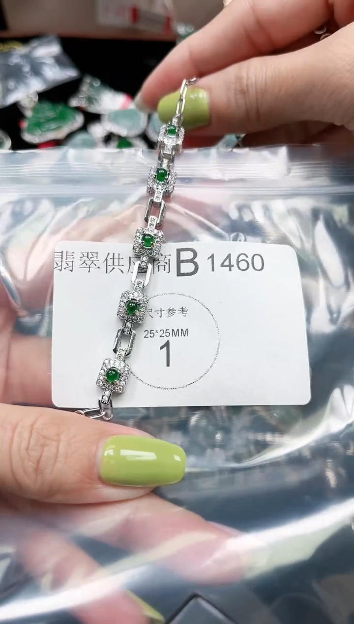 【闪购商品】翡翠颈饰未镶嵌赠皮绳1460
