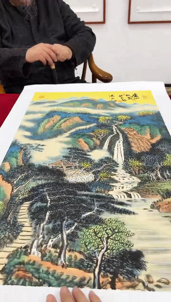 国画沈石田老师2.7pc作品