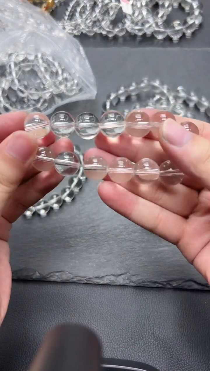 水晶手串未镶嵌白水晶14mm