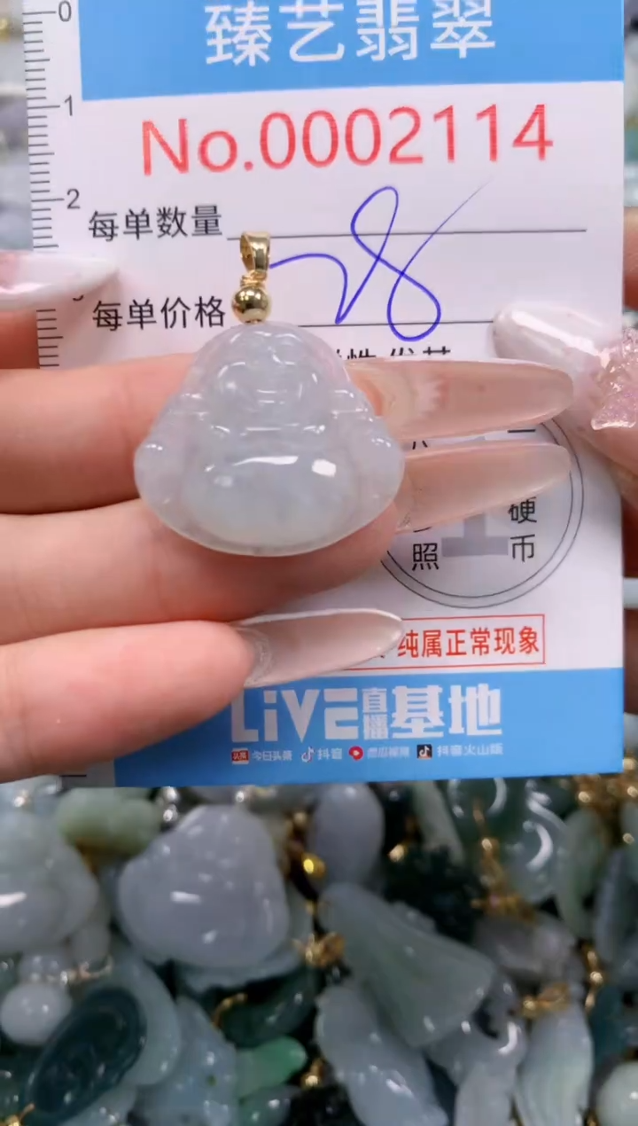 翡翠未镶嵌颈饰2114