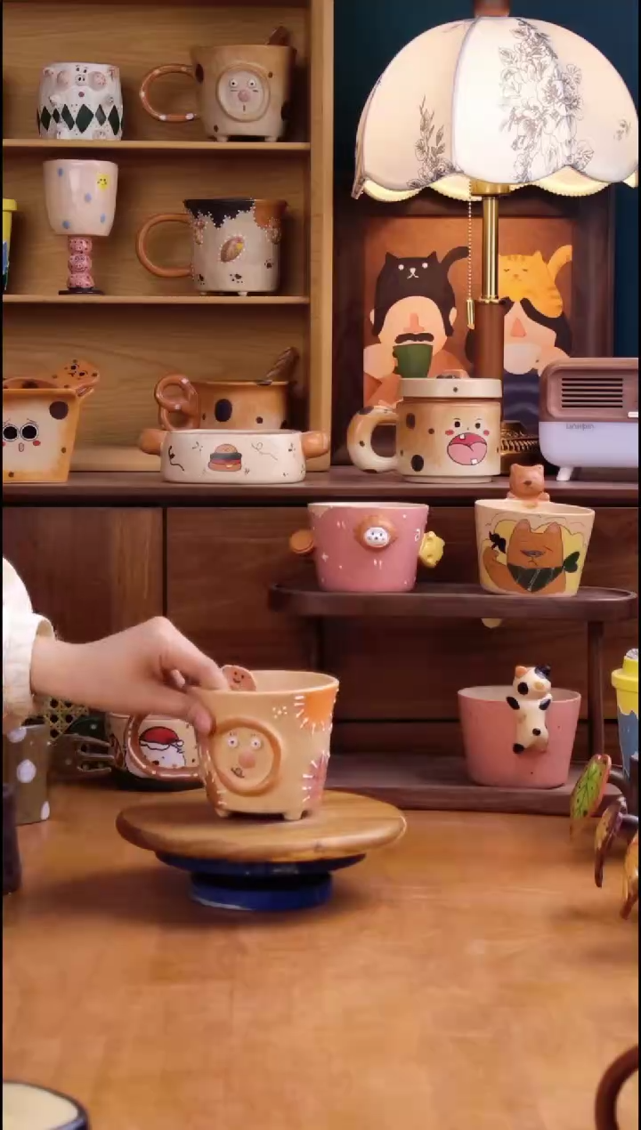 摆件陶景德镇原创手工陶瓷