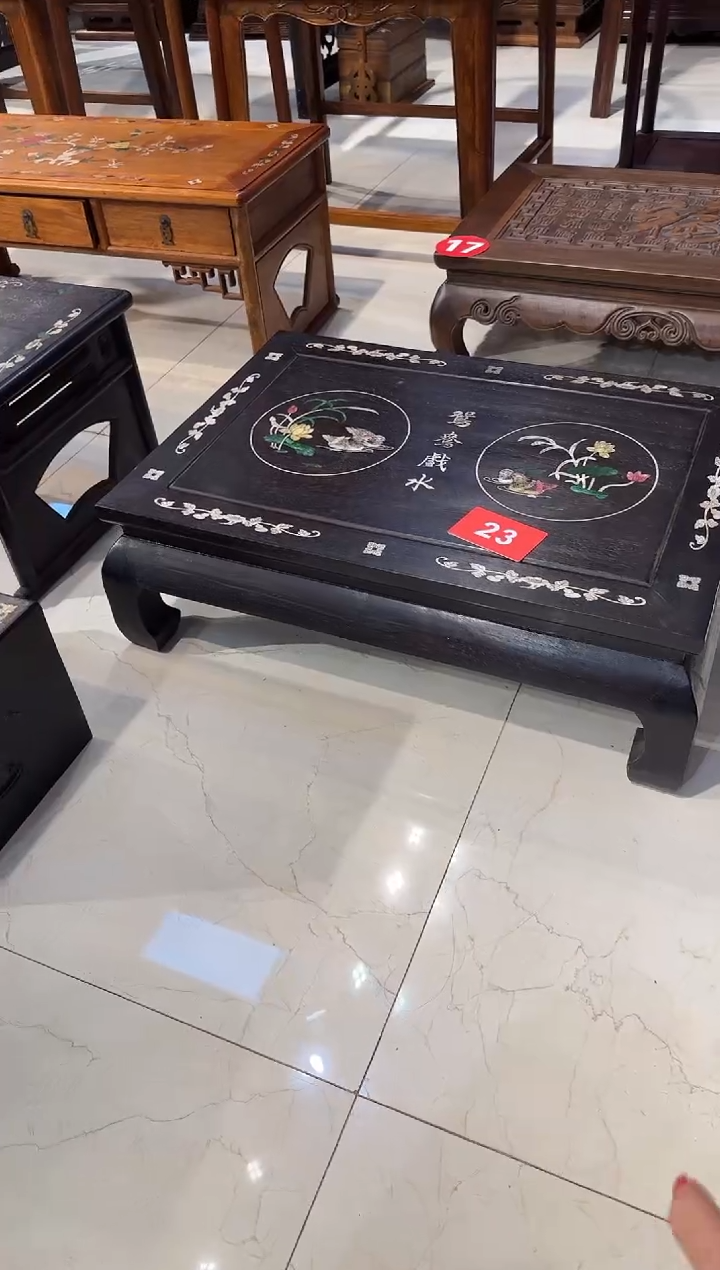 【闪购商品】木木艺邵氏紫檀鸳鸯戏水炕桌658.8888