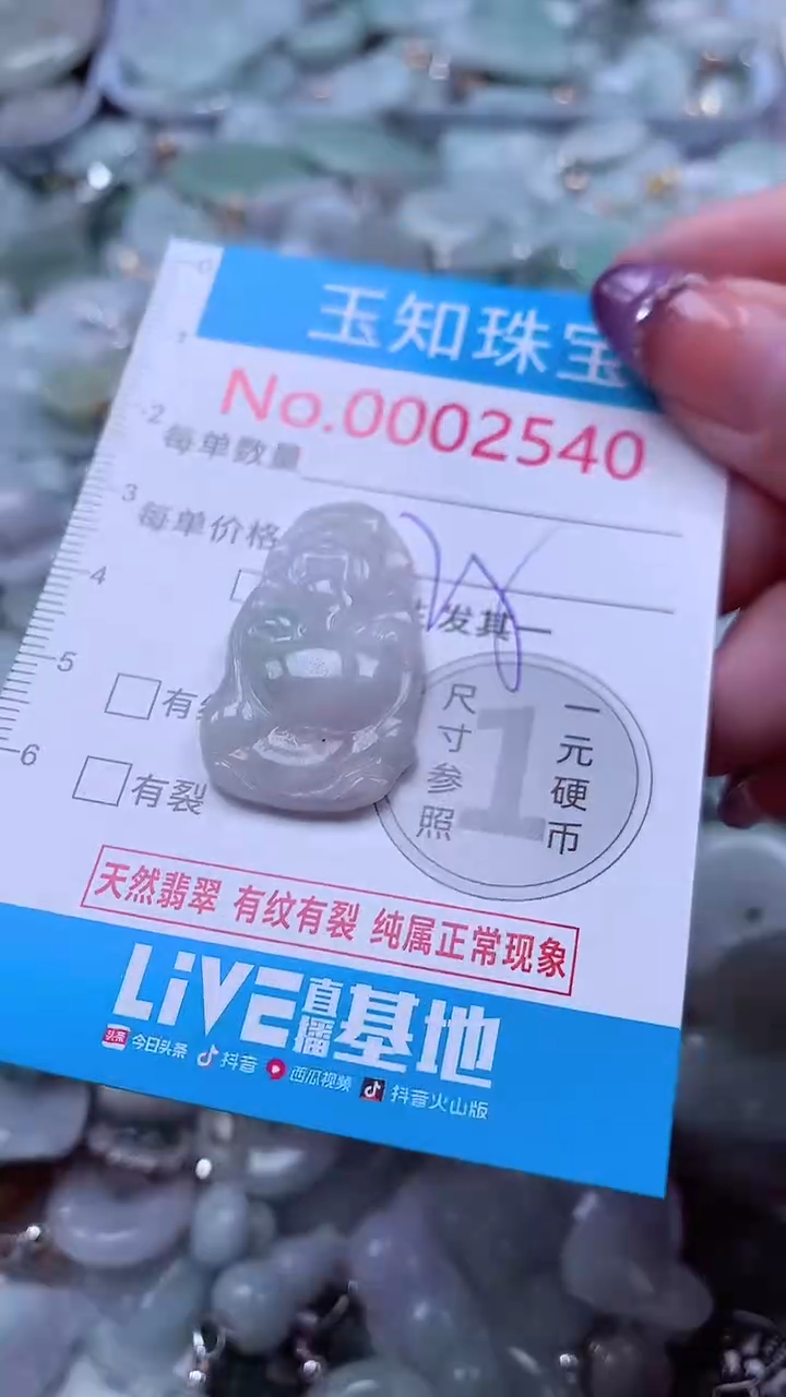 翡翠未镶嵌吊坠(不含链)2540