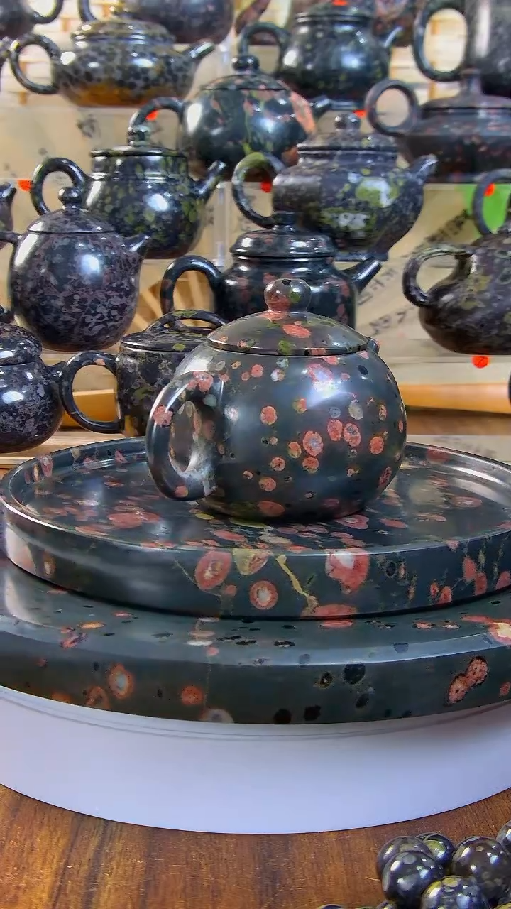 奢上奢梅花玉茶具