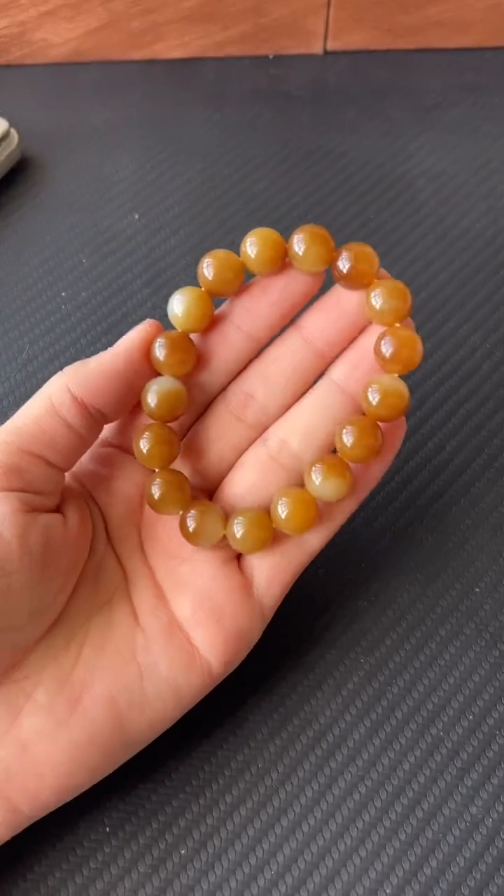 【闪购商品】和田玉手串未镶嵌若羌微色差卡12 