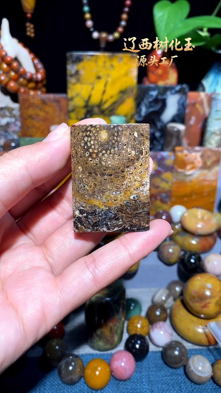 未镶嵌-硅化玉S****g天然北票硅化玉吊坠