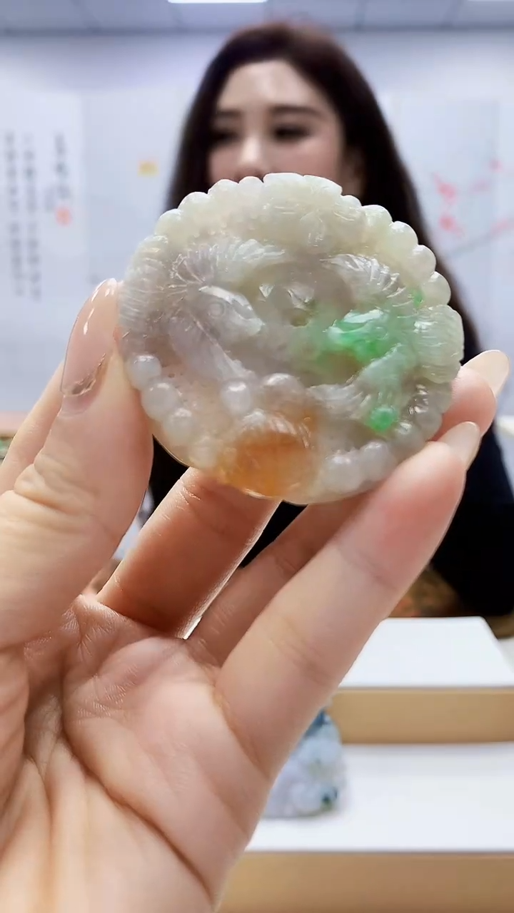 未镶嵌定制翡翠4829ty-毛货挂件59