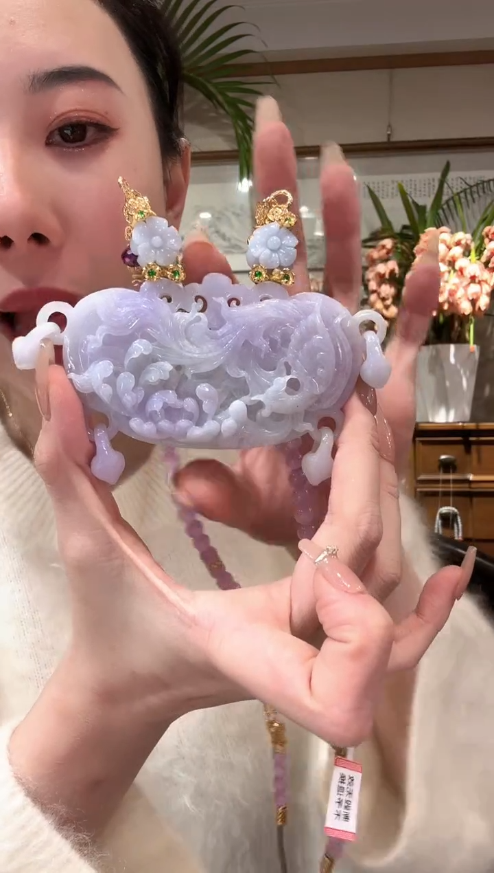 【闪购商品】翡翠颈饰未镶嵌国风