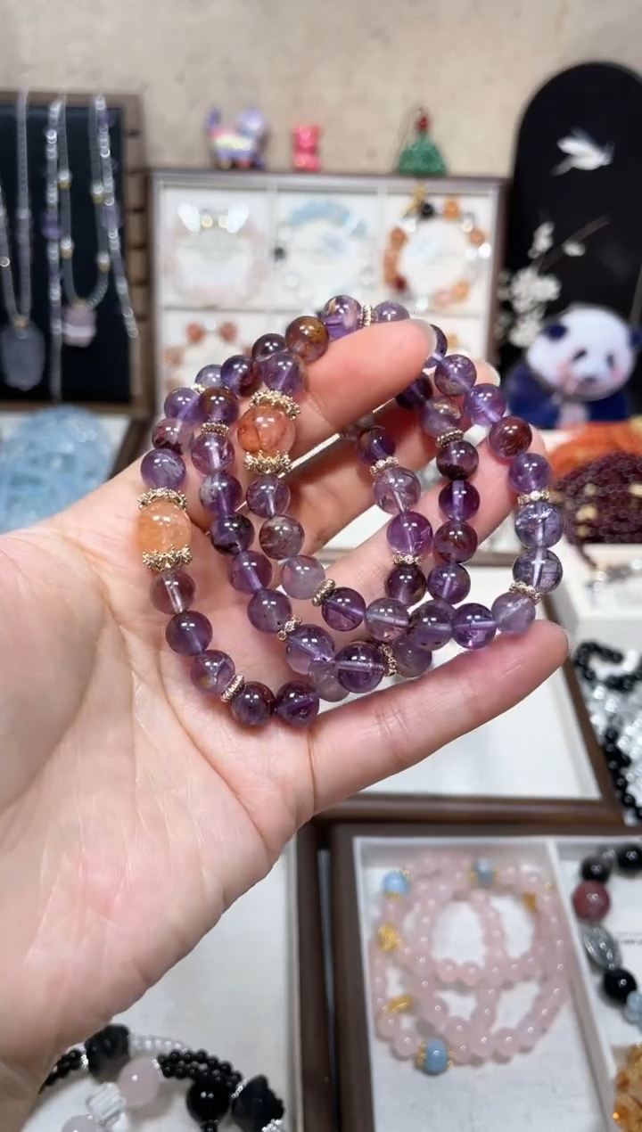 【闪购商品】水晶手串未镶嵌【九紫离火】设计款手串