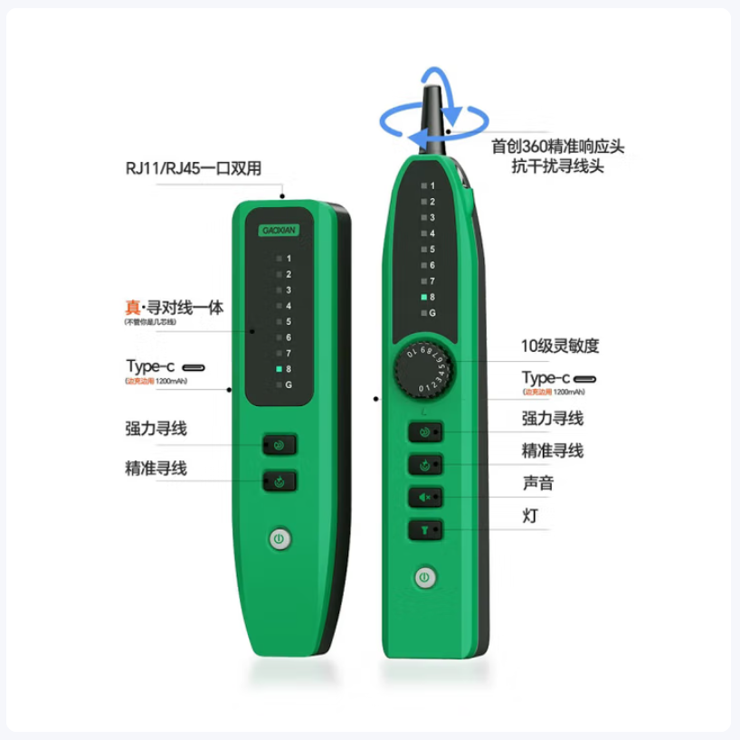 高岘寻线仪FL116S寻对线寻屏蔽线寻综合线 新品三代精准寻线仪