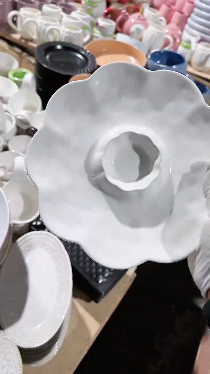 【闪购商品】瓷片饺子盘微瑕 凑满20元包邮