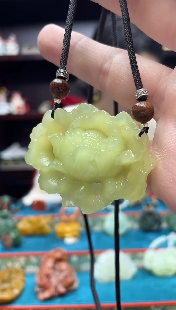 未镶嵌岫玉吊坠多样性发*货拍一发一