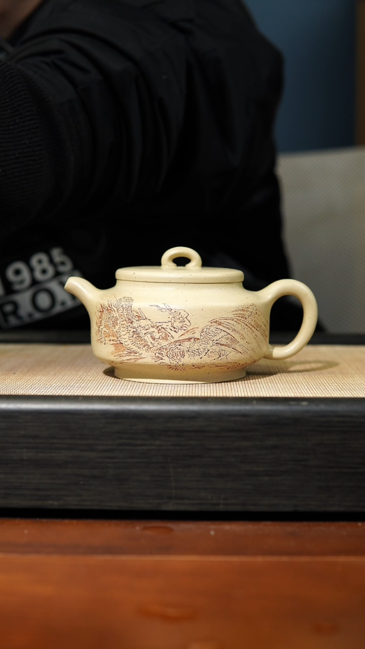 【闪购商品】紫砂茶壶台西本绿执盘220cc