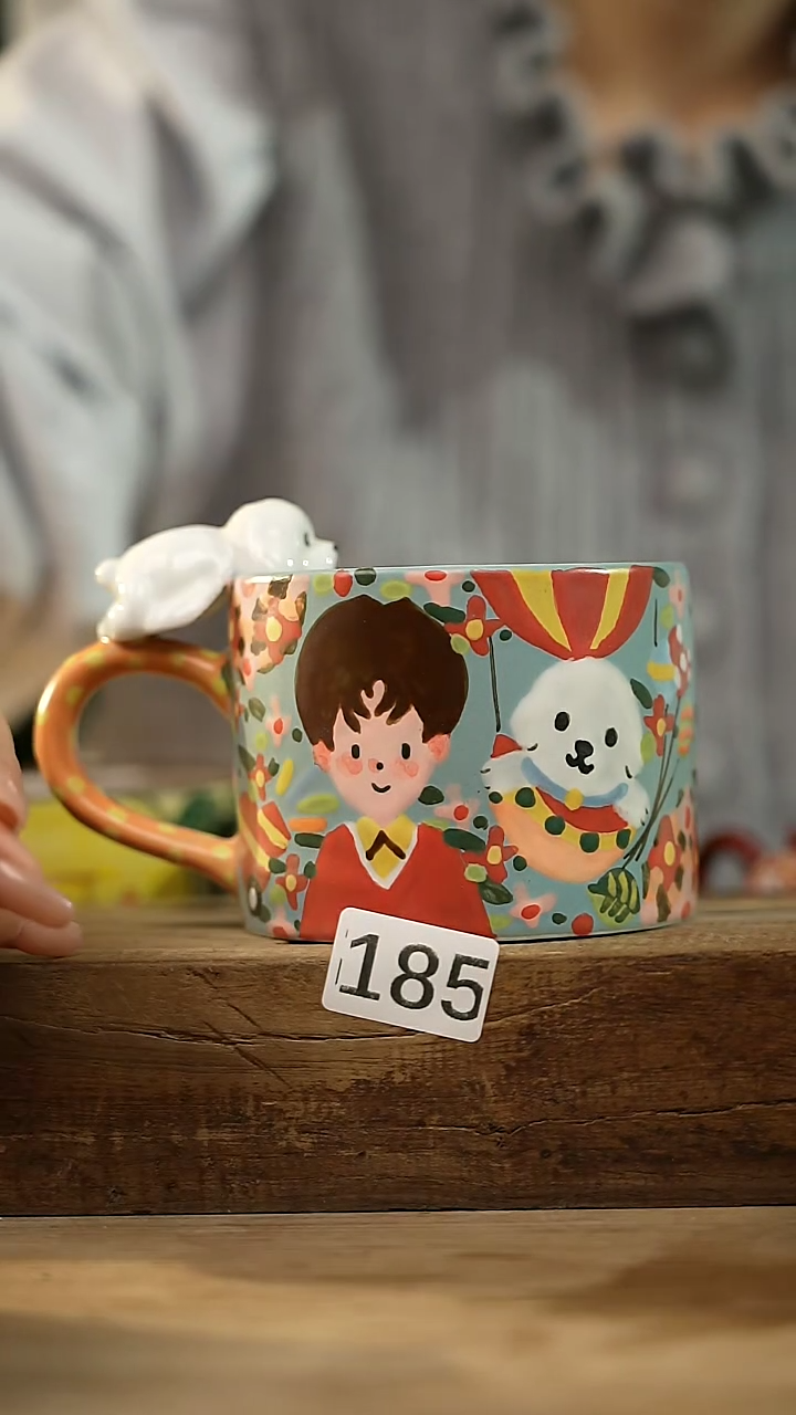 【闪购商品】瓷片福利！设计师款咖啡杯一沐