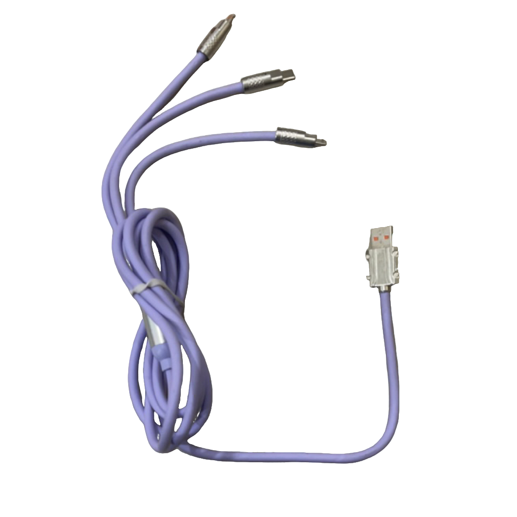 99新 iQOO 2米手机充电线一拖三