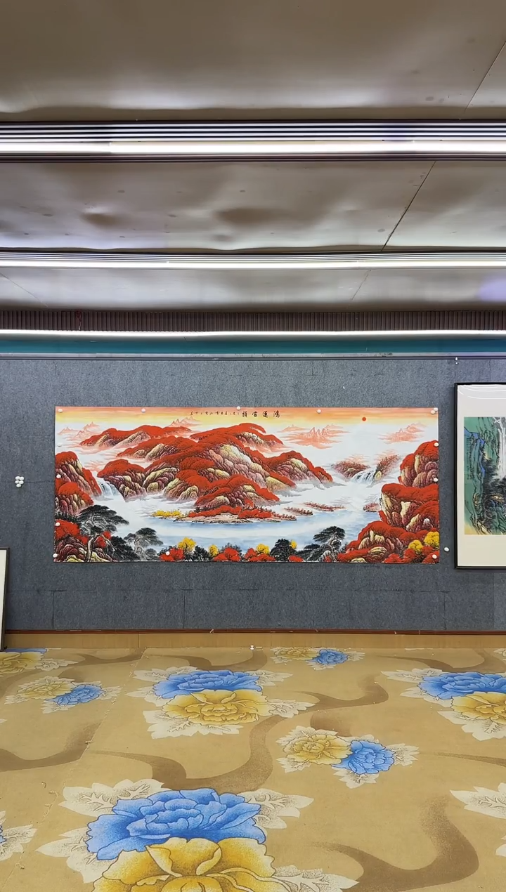 绘画M刘雪红-大丈二-山水国画