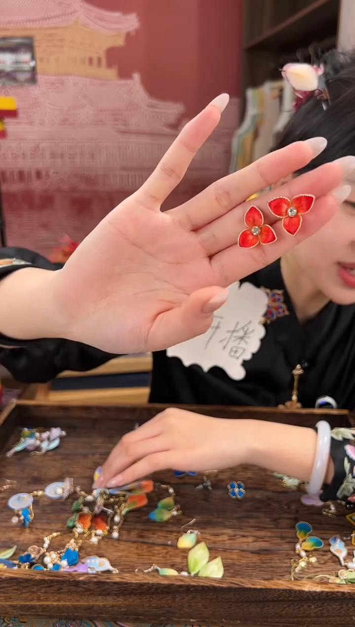 【闪购商品】刺绣苏绣世家非遗手工（耳环）