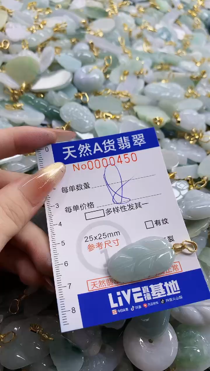 颈饰未镶嵌翡翠天然A货翡翠