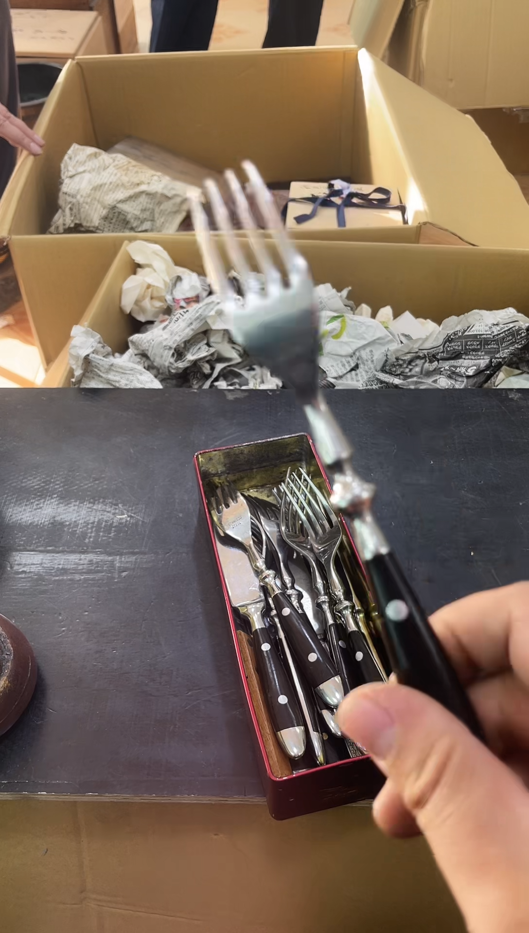 金属勺子如图所示 阁集工艺品