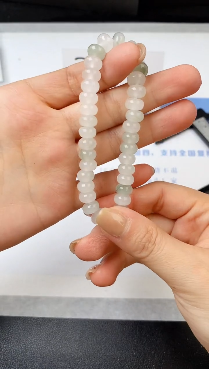 【闪购商品】石英质玉手镯未镶嵌算盘手链