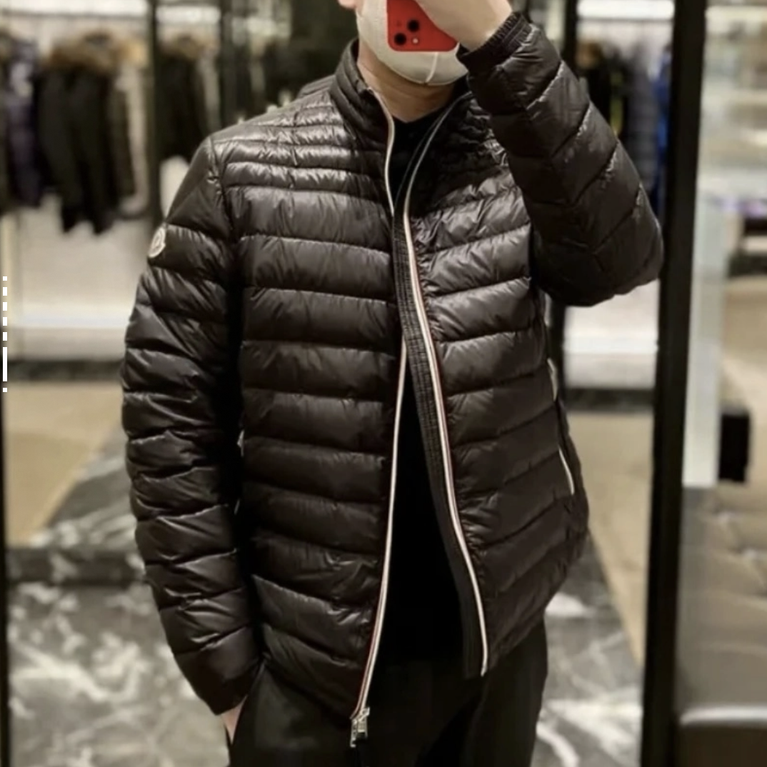 未使用 MONCLER 未使用蒙口DANIEL袖标立领超轻长袖羽绒服冬季 男