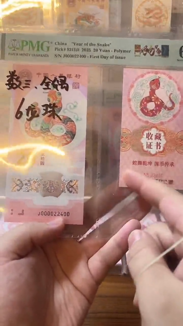 【闪购商品】塑料开门蛇司令币证67分带4-22400