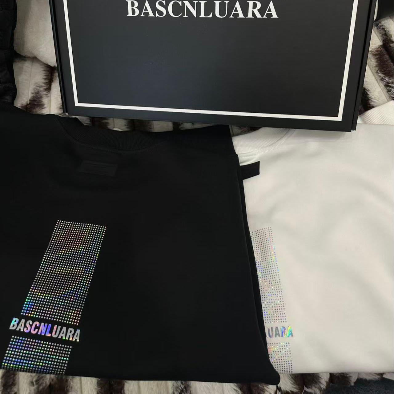 【1号链接】休闲情侣黑色宽松卫衣百搭设计师8812