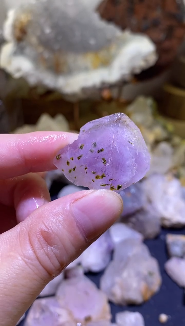 未镶嵌珠宝半成品水晶105号四川美姑超七花园水晶