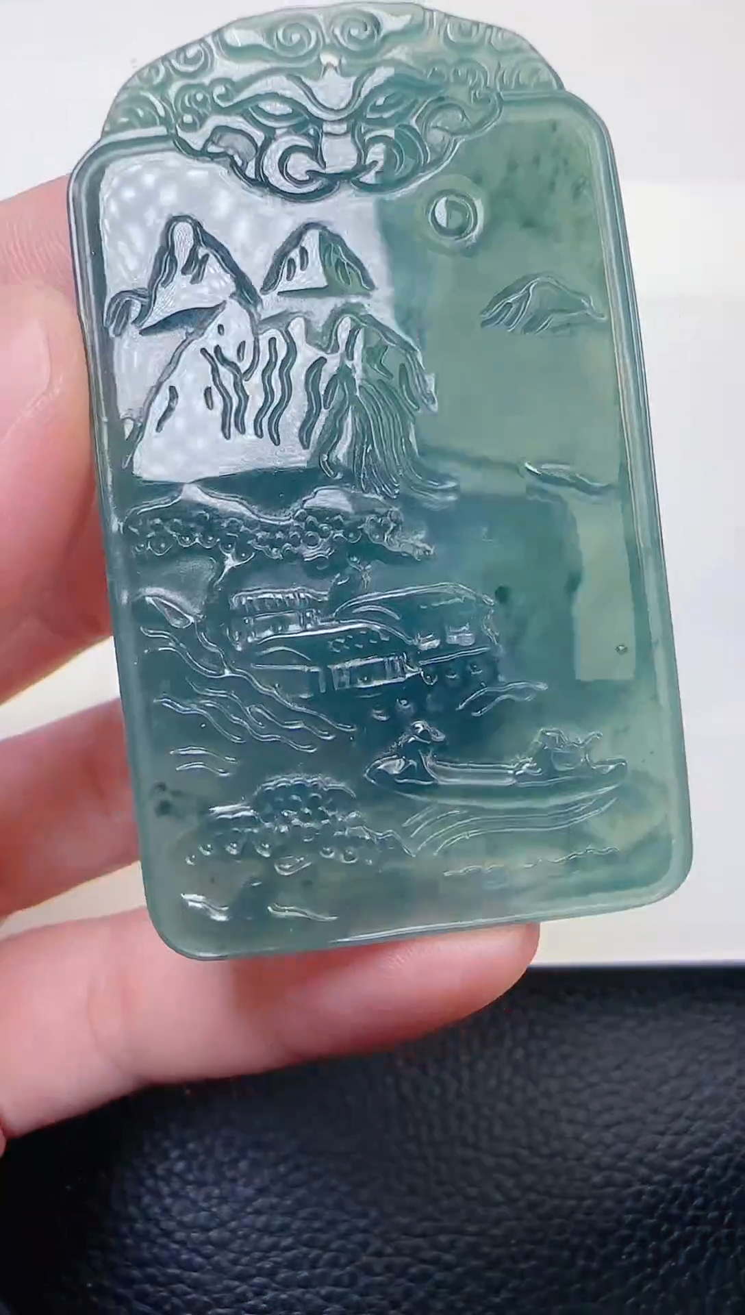 颈饰未镶嵌翡翠天然A货翡翠  多样性随机发其一