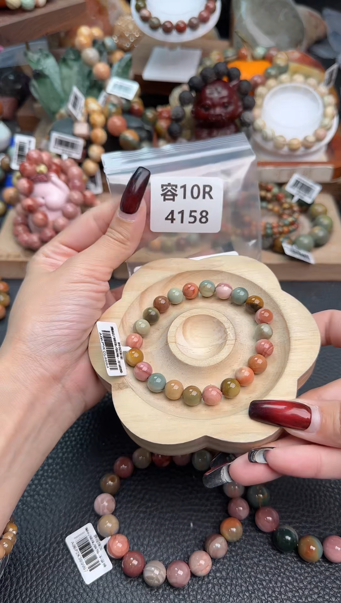 【闪购商品】石英质玉手链未镶嵌10R4158