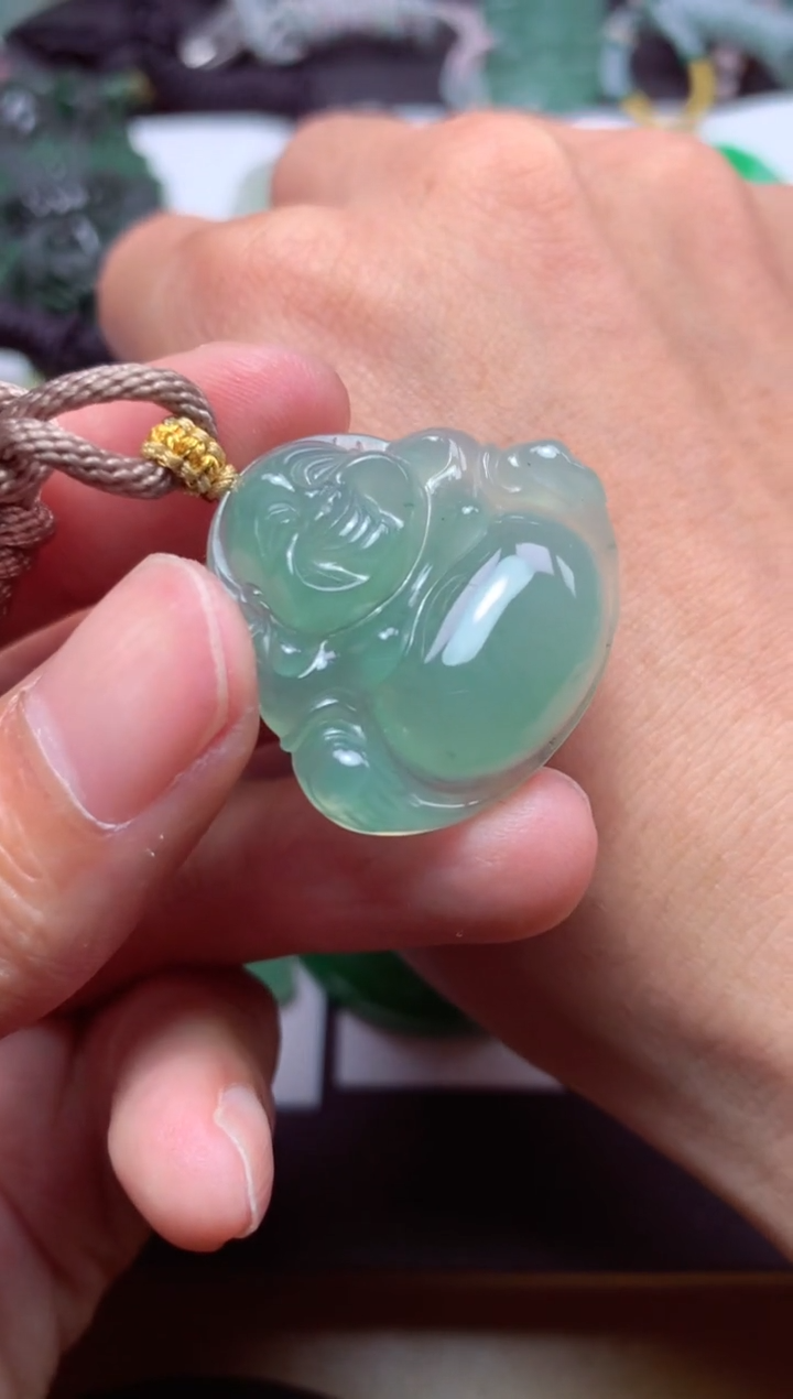 翡翠未镶嵌颈饰天然翡翠