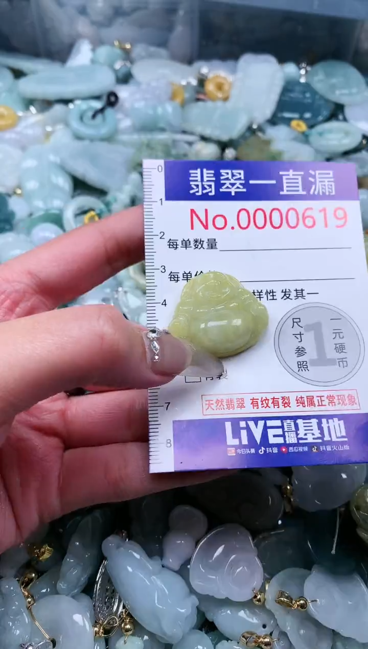 【闪购商品】翡翠吊坠(不含链)未镶嵌619
