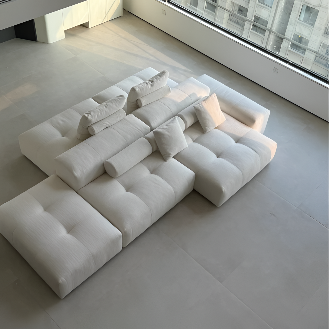 saba像素沙发意式极简模块沙发豆腐块布艺沙发客厅沙发自由组合