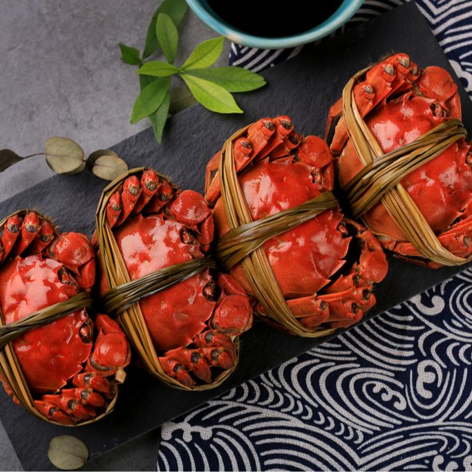 【5.0-4.7两公蟹+4.0-3.7两母蟹 活蟹】6/8/10只装 苏州大闸蟹顺丰京东冷链鲜活到家大闸蟹