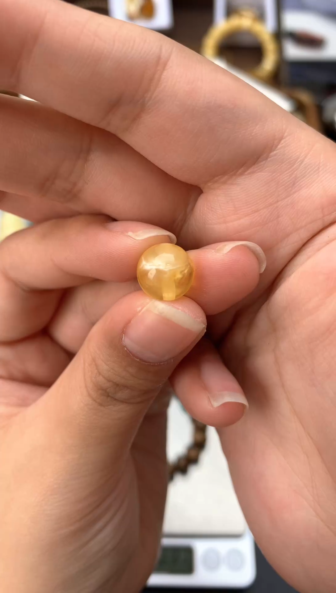 【闪购商品】琥珀珠宝奇石未镶嵌085琥珀蜜蜡 花粉